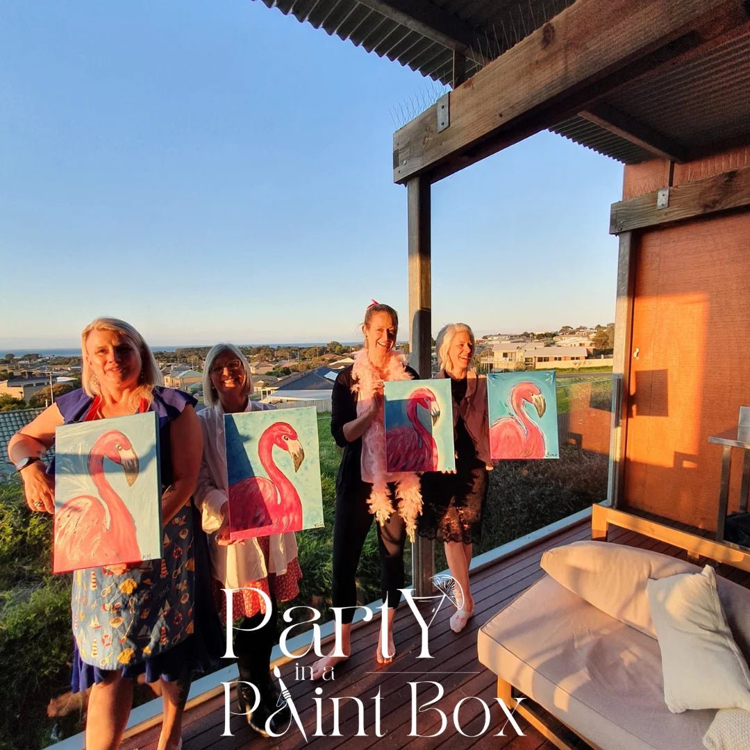 'Fancy Flamingo' Kit - Party in a Paint Box