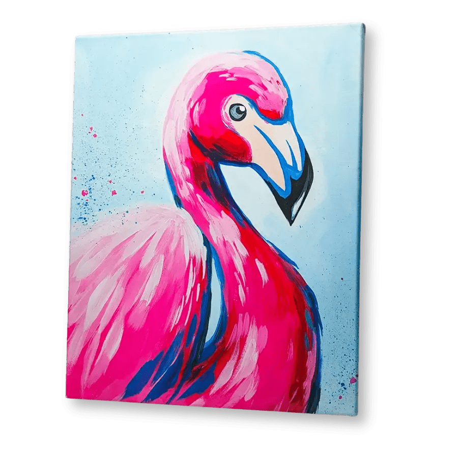 'Fancy Flamingo' Kit - Party in a Paint Box