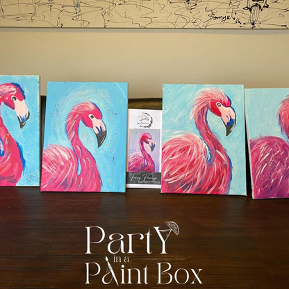 'Fancy Flamingo' Kit - Party in a Paint Box