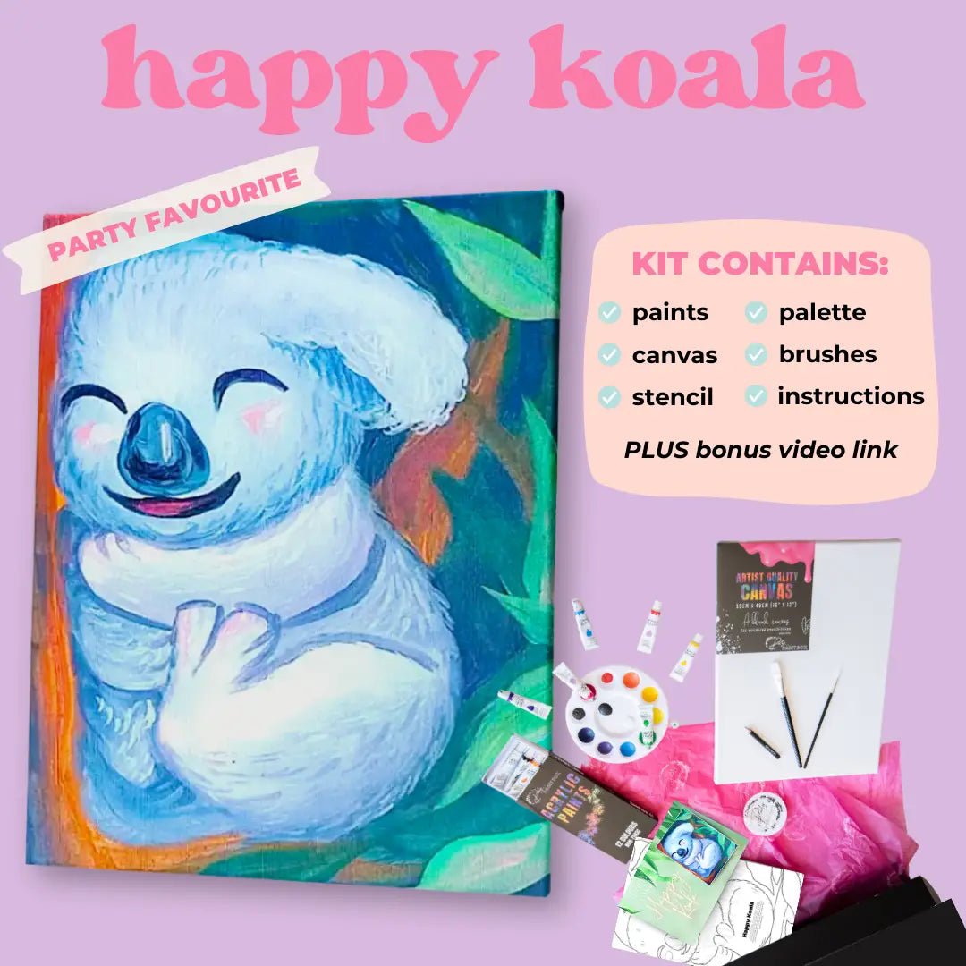 'Happy Koala' Kit - Party in a Paint Box