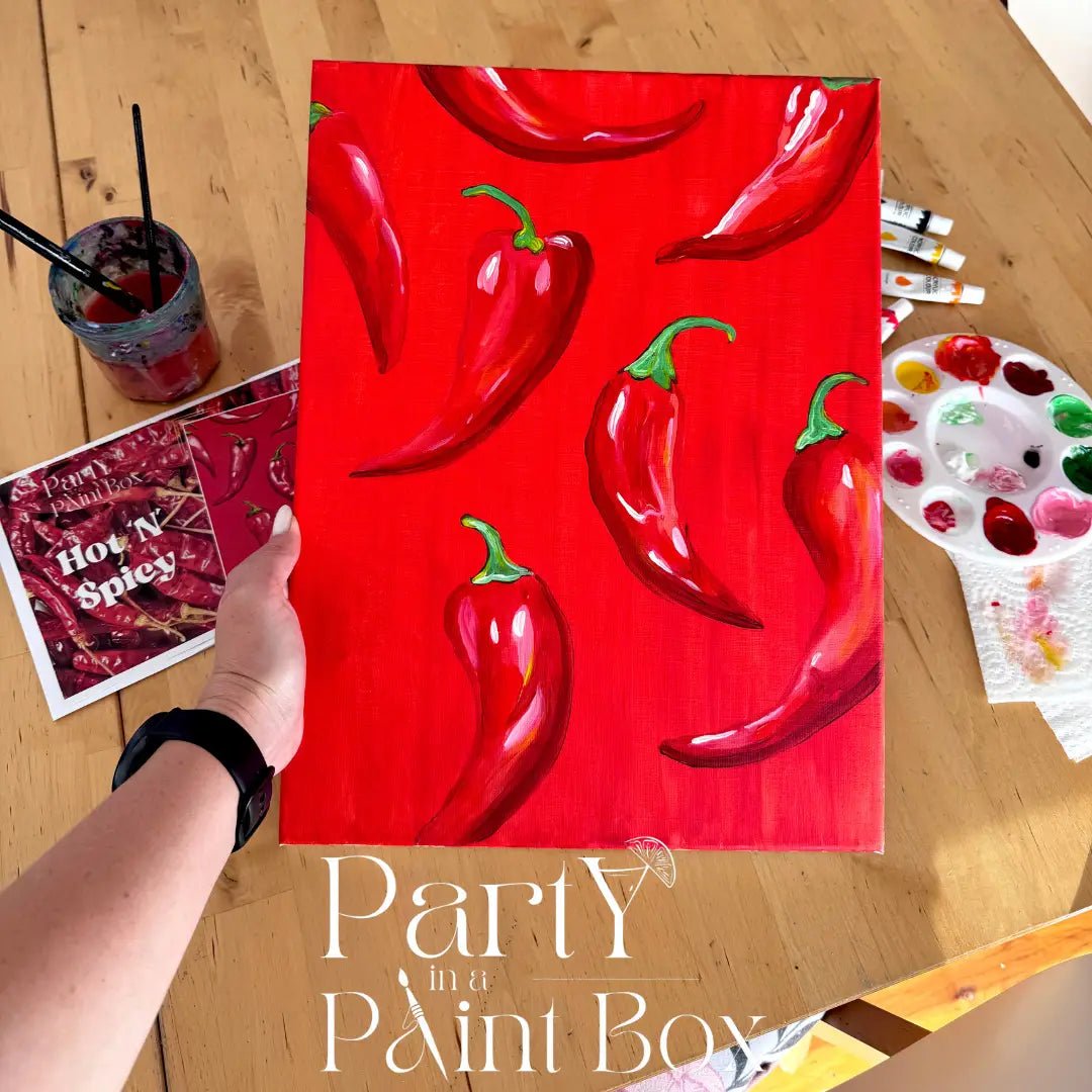 'Hot N Spicy' Kit - Party in a Paint Box