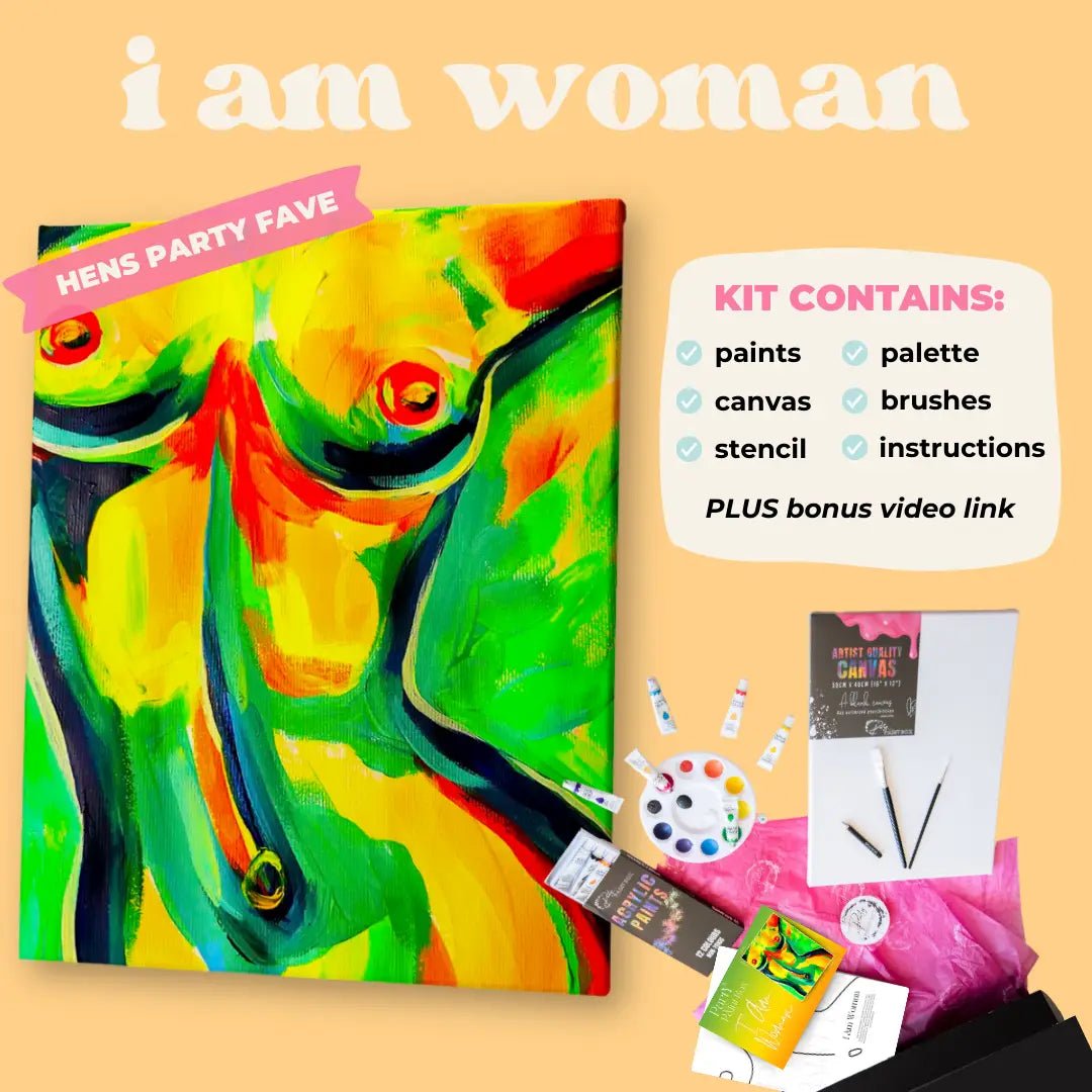 'I Am Woman' Kit - Party in a Paint Box