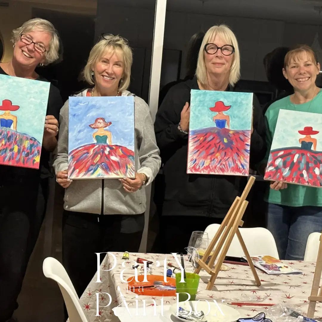'Lady in Pink' Kit - Party in a Paint Box