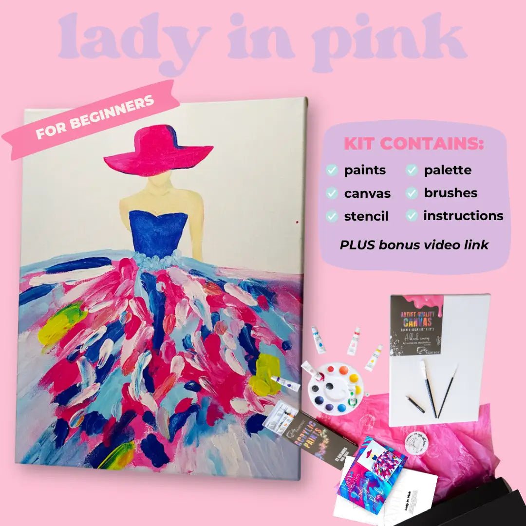 'Lady in Pink' Kit - Party in a Paint Box
