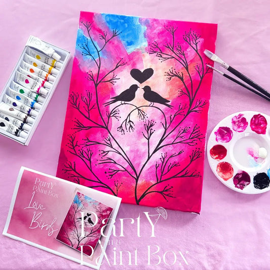 'Love Birds' Kit - LIMITED STOCK - Party in a Paint Box