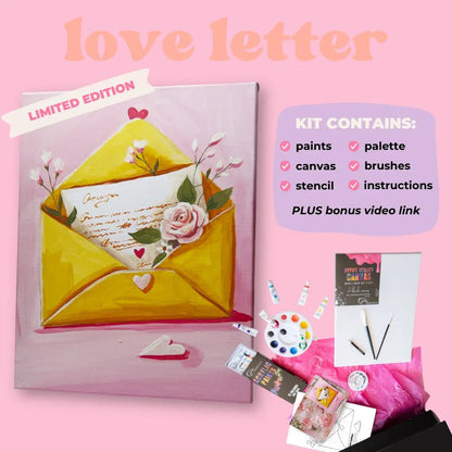 'Love Letter' Kit - Party in a Paint Box