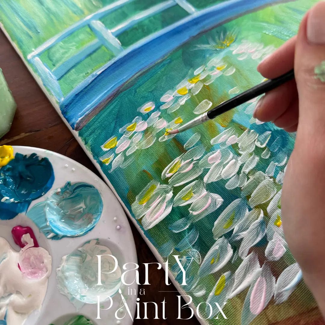 'Monet's Waterlilies' Kit - Party in a Paint Box
