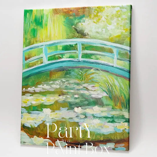 'Monet's Waterlilies' Kit - Party in a Paint Box