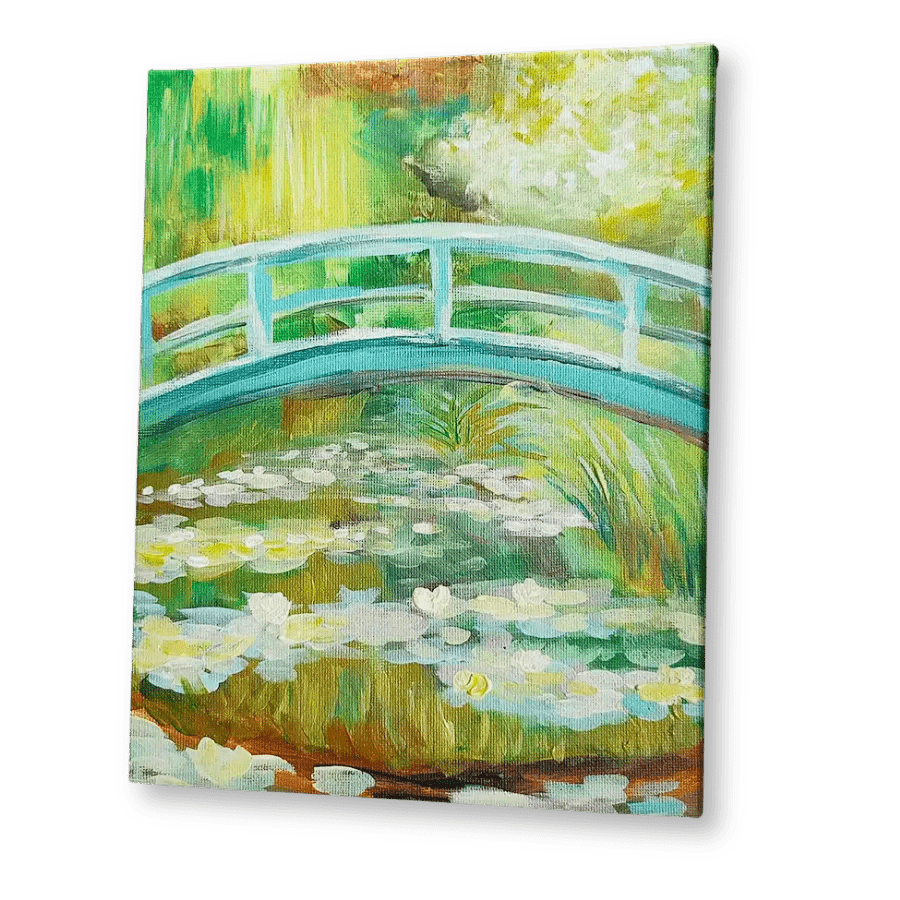 'Monet's Waterlilies' Kit - Party in a Paint Box