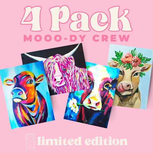 Mooo - dy Crew 4 Pack Bundle - Party in a Paint Box
