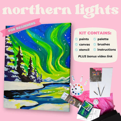 'Northern Lights' Kit - Party in a Paint Box