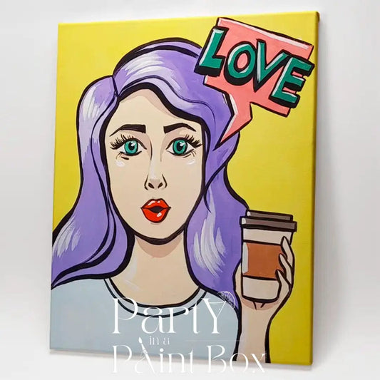 'Paint Your Mate' Pop Art Style Kit - Party in a Paint Box