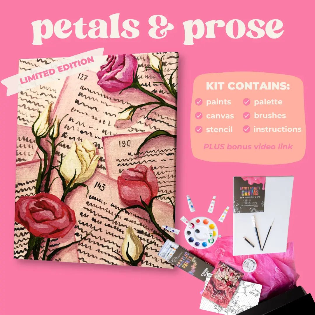 'Petals & Prose' Kit - LIMITED STOCK - Party in a Paint Box