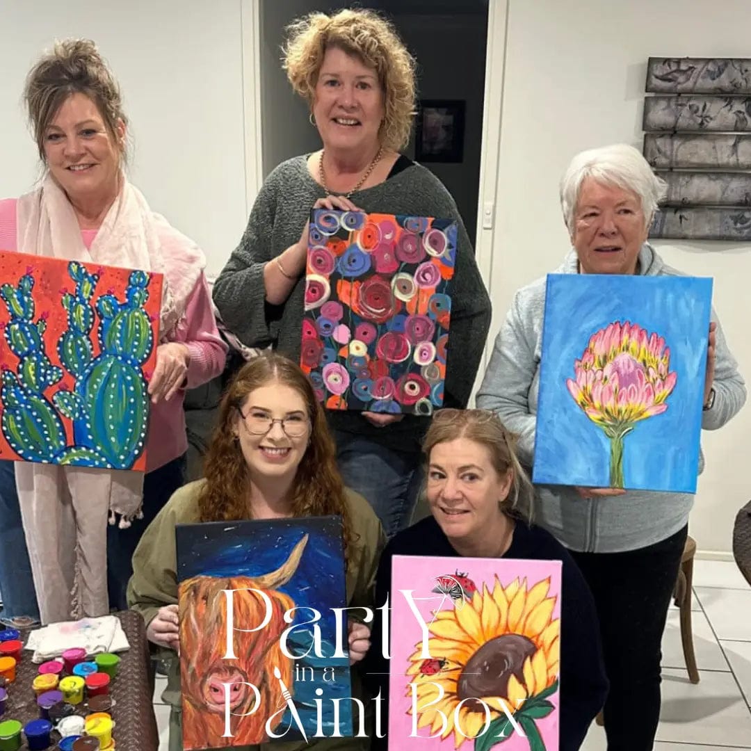 'Pink Protea' Kit - Party in a Paint Box
