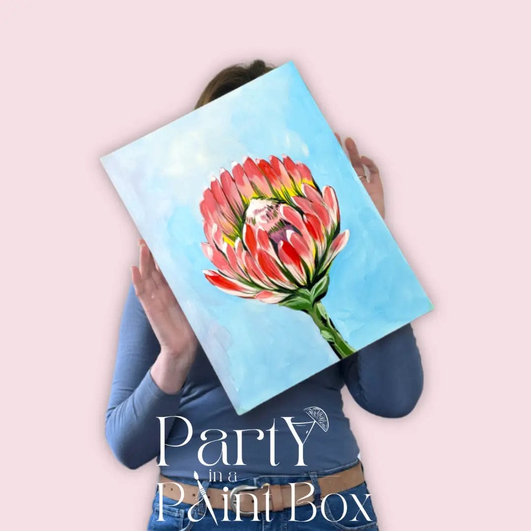 'Pink Protea' Kit - Party in a Paint Box