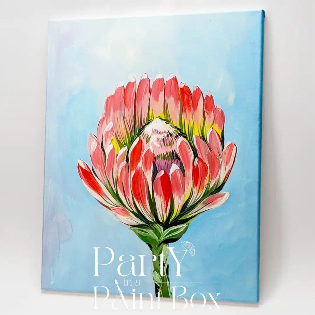 'Pink Protea' Kit - Party in a Paint Box