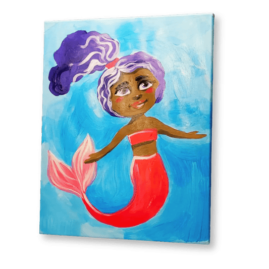 'Plum Pearl Mermaid' Kit - Party in a Paint Box
