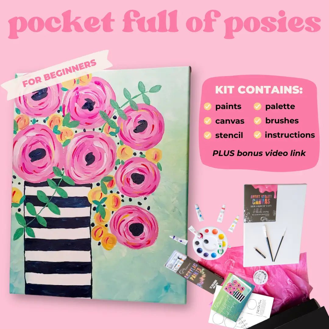 'Pocket Full of Posies' Kit - Party in a Paint Box