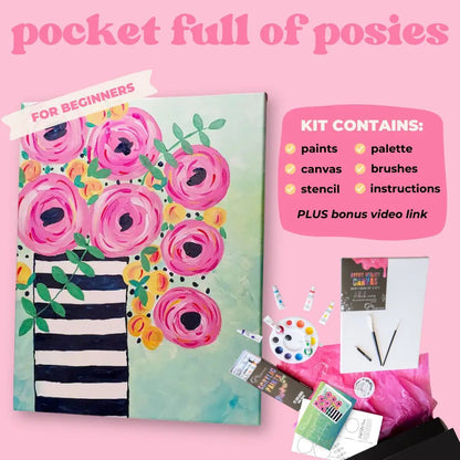 'Pocket Full of Posies' Kit - Party in a Paint Box