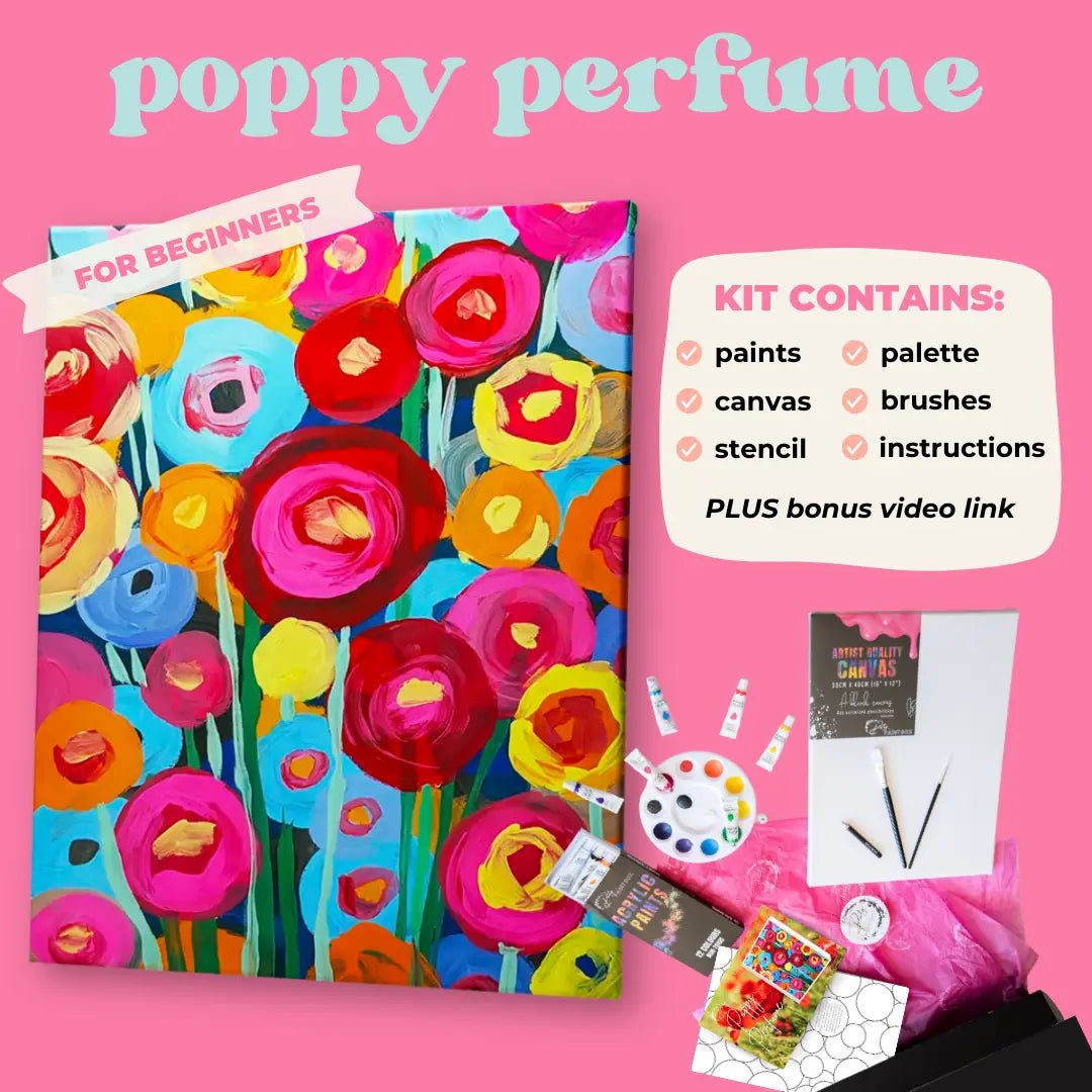 'Poppy Perfume' Kit - Party in a Paint Box