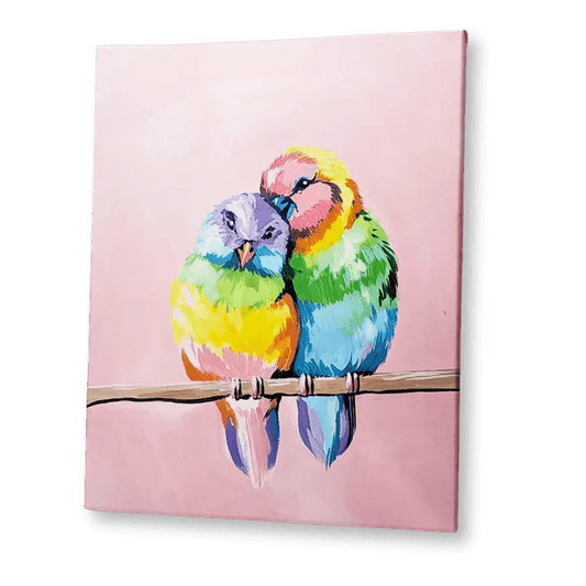 'Rainbow Birds' Kit - Party in a Paint Box