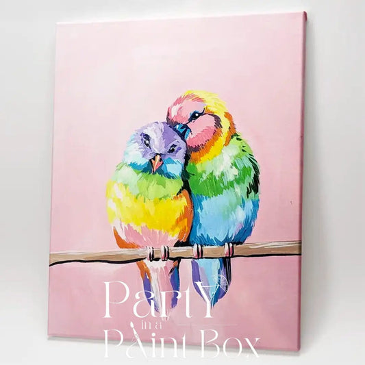 'Rainbow Birds' Kit - Party in a Paint Box
