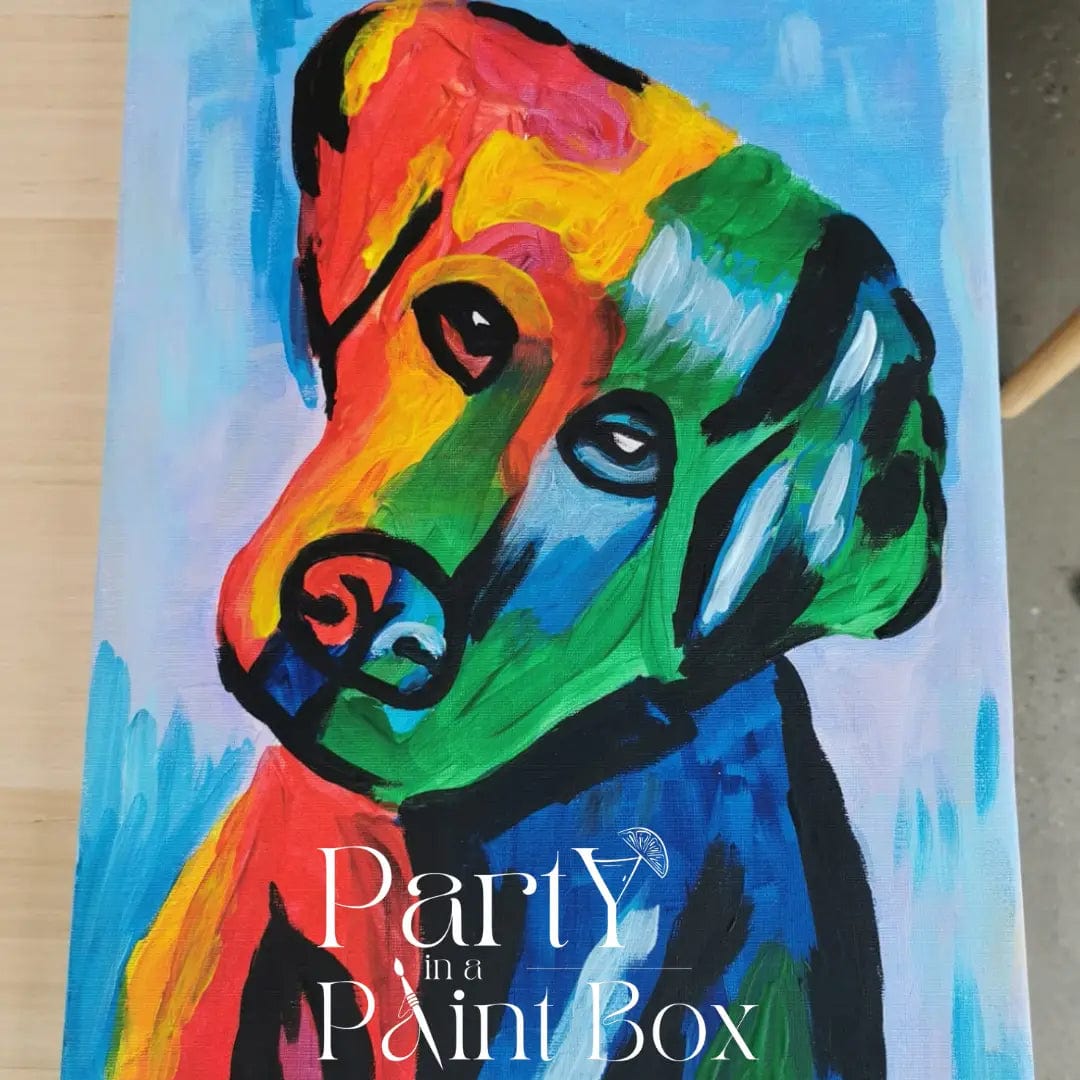 'Rainbow Puppy' Kit - Party in a Paint Box