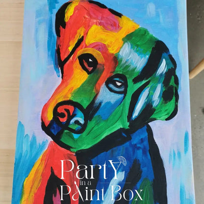 'Rainbow Puppy' Kit - Party in a Paint Box