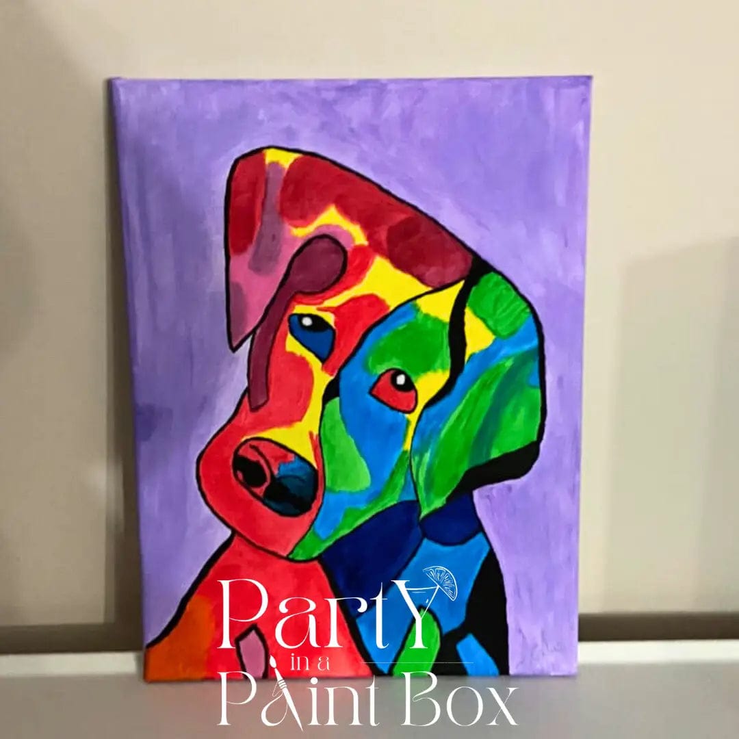 'Rainbow Puppy' Kit - Party in a Paint Box