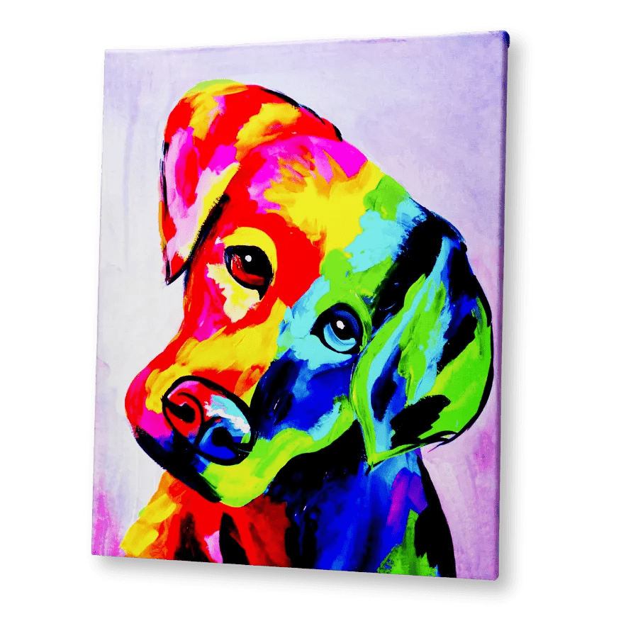 'Rainbow Puppy' Kit - Party in a Paint Box