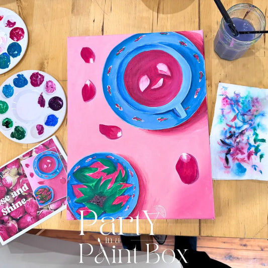 'Rose and Shine' Kit - Party in a Paint Box