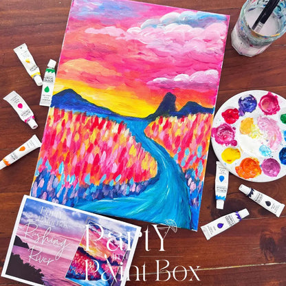 'Rushing River' Kit - Party in a Paint Box