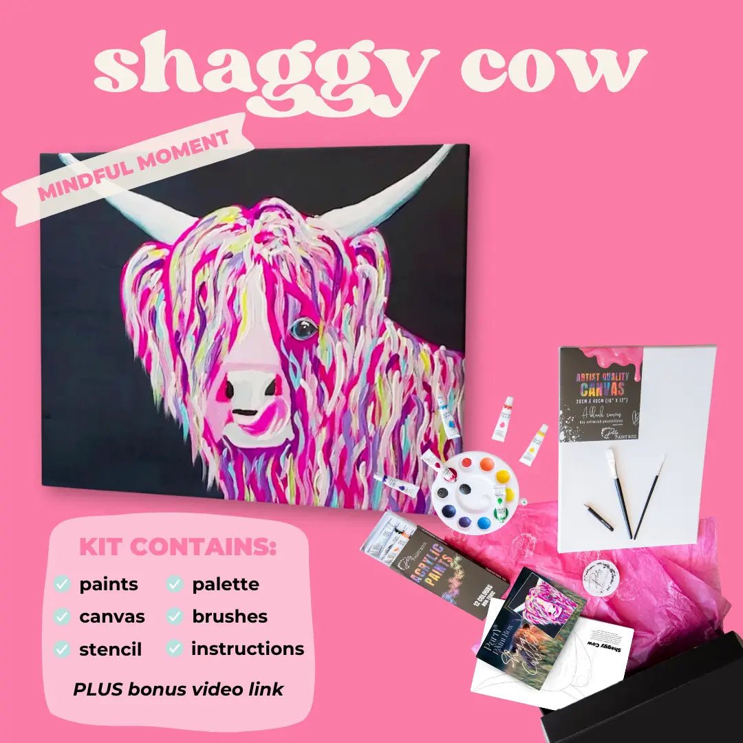 'Shaggy Cow' Kit - Party in a Paint Box