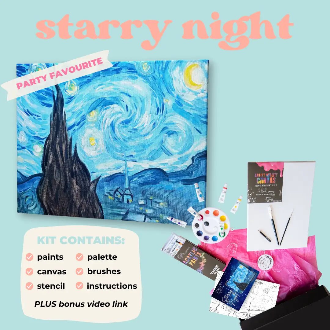 'Starry Night' Kit - Party in a Paint Box