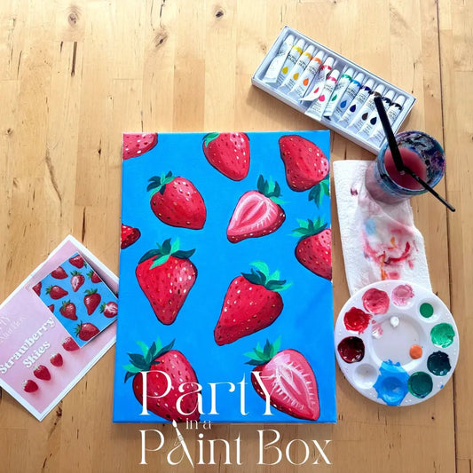 'Strawberry Skies' Kit - Party in a Paint Box