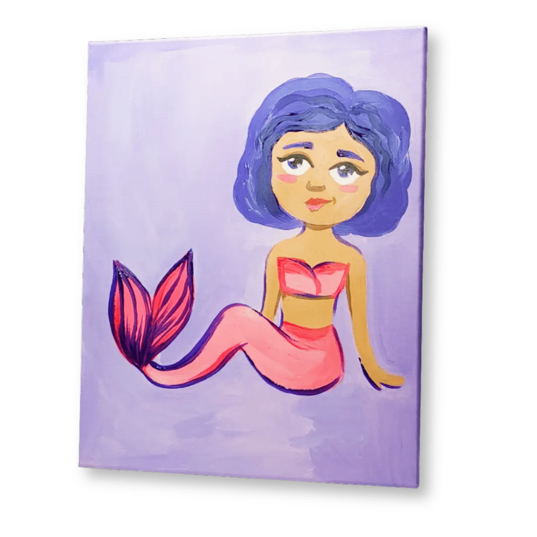 'Sunberry Sparkle Mermaid' Kit - Party in a Paint Box
