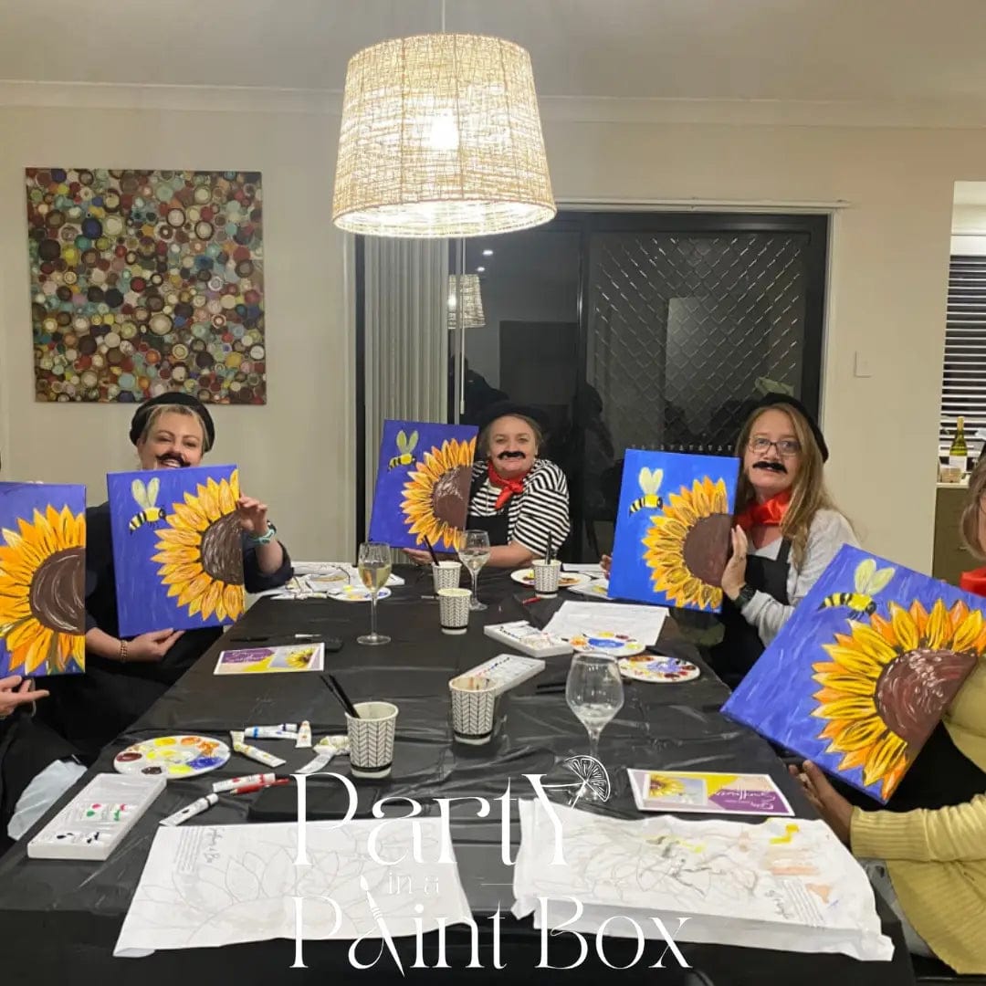 'Sunflower and Bee' Kit - LIMITED STOCK - Party in a Paint Box