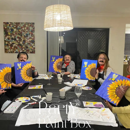 'Sunflower and Bee' Kit - LIMITED STOCK - Party in a Paint Box