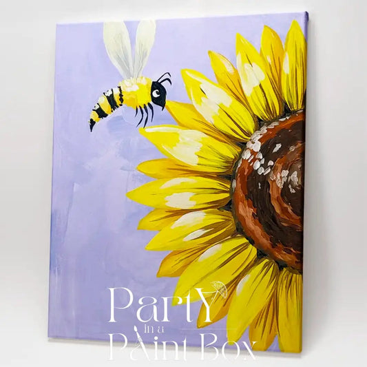'Sunflower and Bee' Kit - LIMITED STOCK - Party in a Paint Box