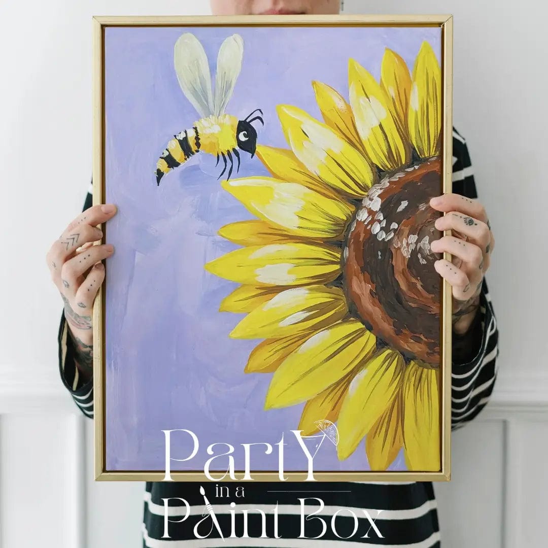 'Sunflower and Bee' Kit - LIMITED STOCK - Party in a Paint Box