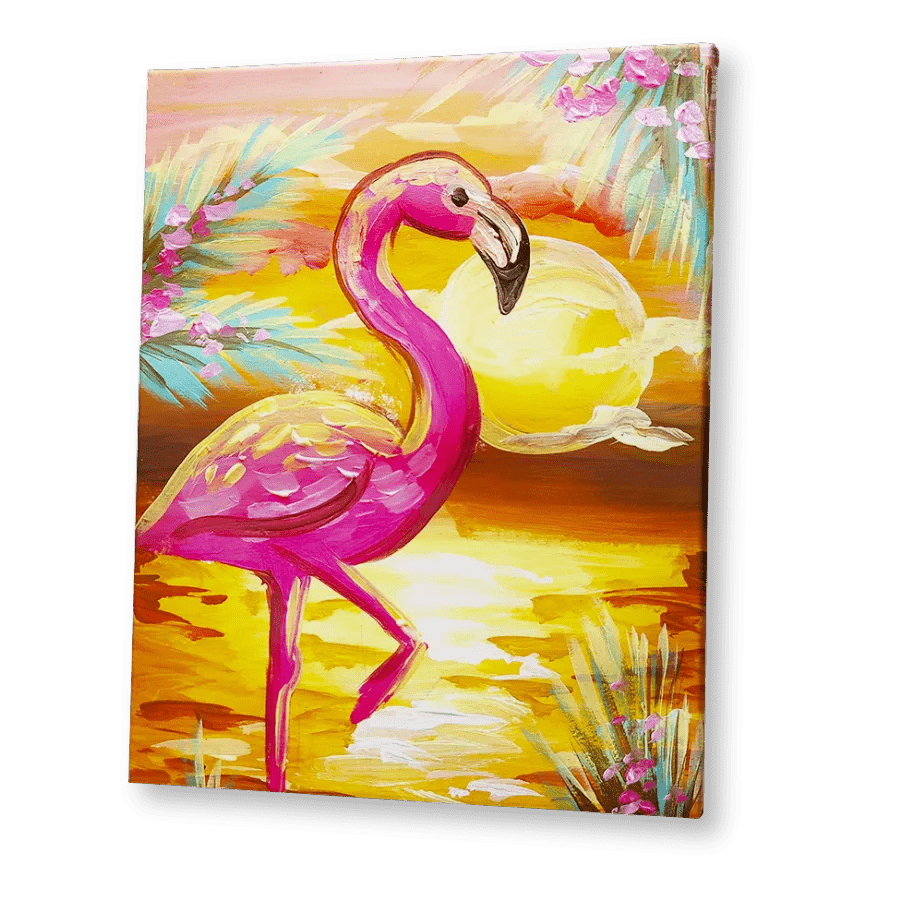 'Sunset Flamingo' Kit - Party in a Paint Box
