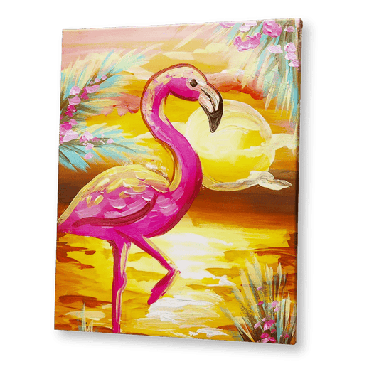 'Sunset Flamingo' Kit - Party in a Paint Box