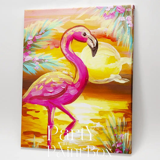 'Sunset Flamingo' Kit - Party in a Paint Box