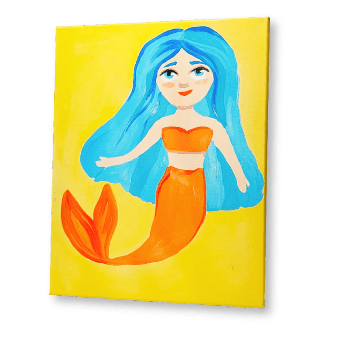 'Sunset Swirl Mermaid' Kit - Party in a Paint Box