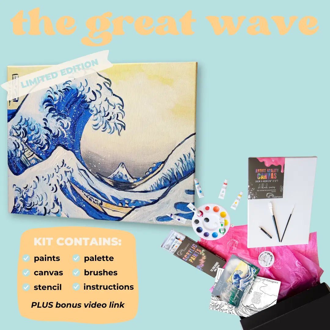 'The Great Wave off Kanagawa' Kit - Party in a Paint Box