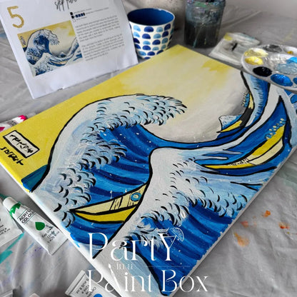 'The Great Wave off Kanagawa' Kit - Party in a Paint Box