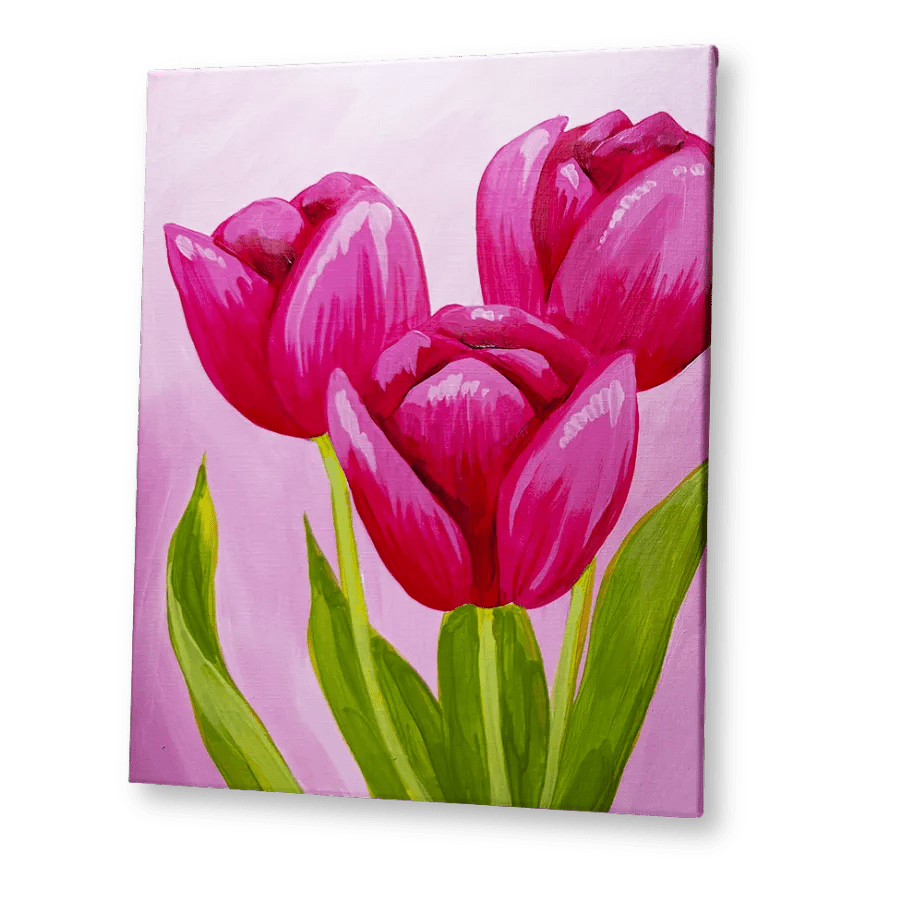 'Triplet Tulips' Kit - Party in a Paint Box