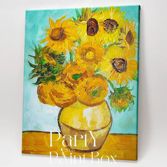 'Van Gogh's Sunflowers' Kit - Party in a Paint Box