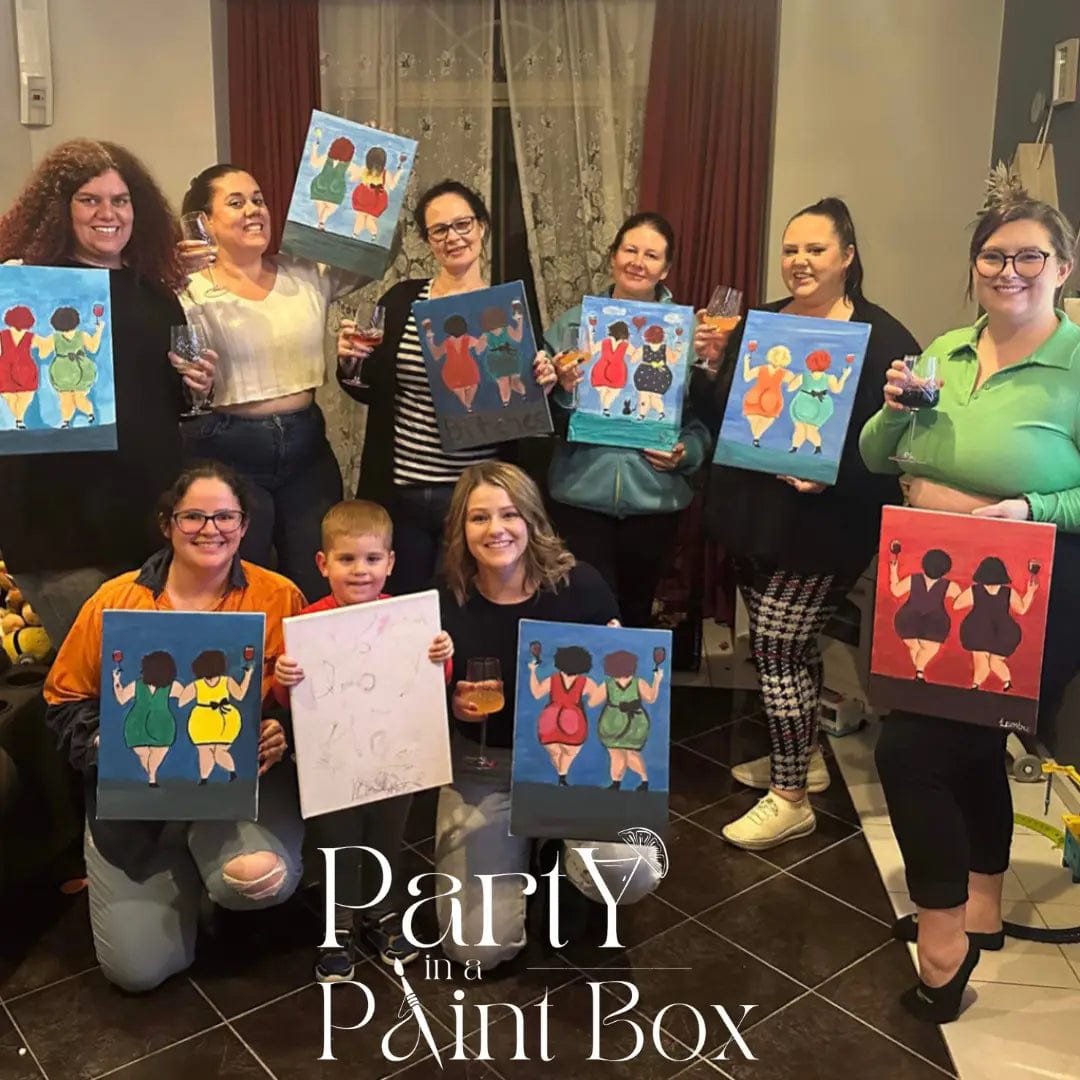'Vino Vixens' Kit - Party in a Paint Box