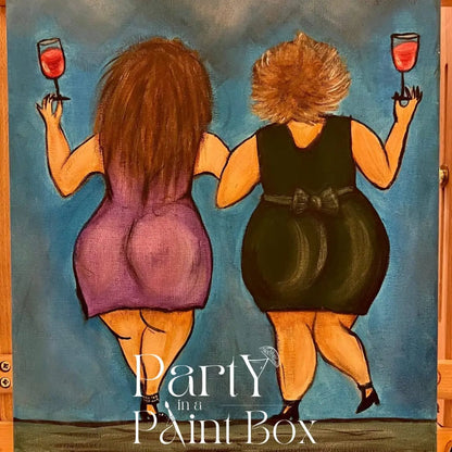 'Vino Vixens' Kit - Party in a Paint Box